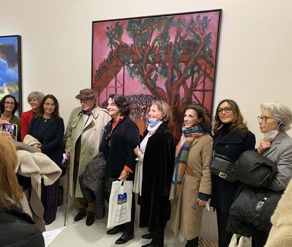 Visite guidée par Gérard Garouste de son exposition au Centre Pompidou. Groupe des amis français de l&#039;Université Hébraïque de Jérusalem.