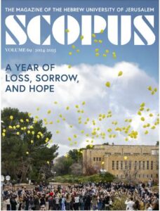 Couverture du magazine Scopus 2024-2025
