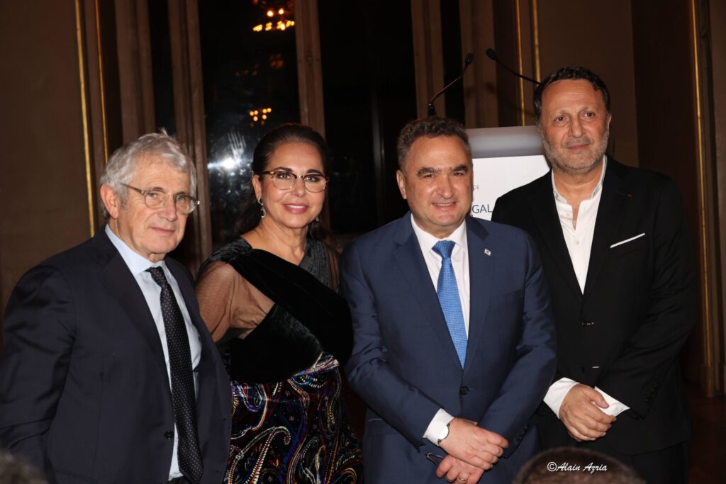Michel Boujenah, Michèle Anahory, Ambassadeur Joshua Zarka et Arthur Essebag